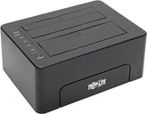 TRIPP LITE USB-C to Dual SATA Quick Dock - USB 3.1 Gen 2 (10 Gbps), 2.5/3.5 in. HDD/SDD, Thunderbolt 3